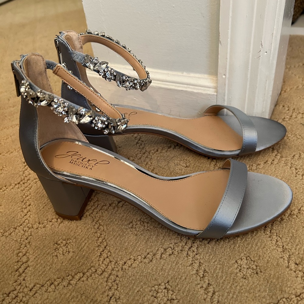 Badgley Mischka Catalina ankle strap heels